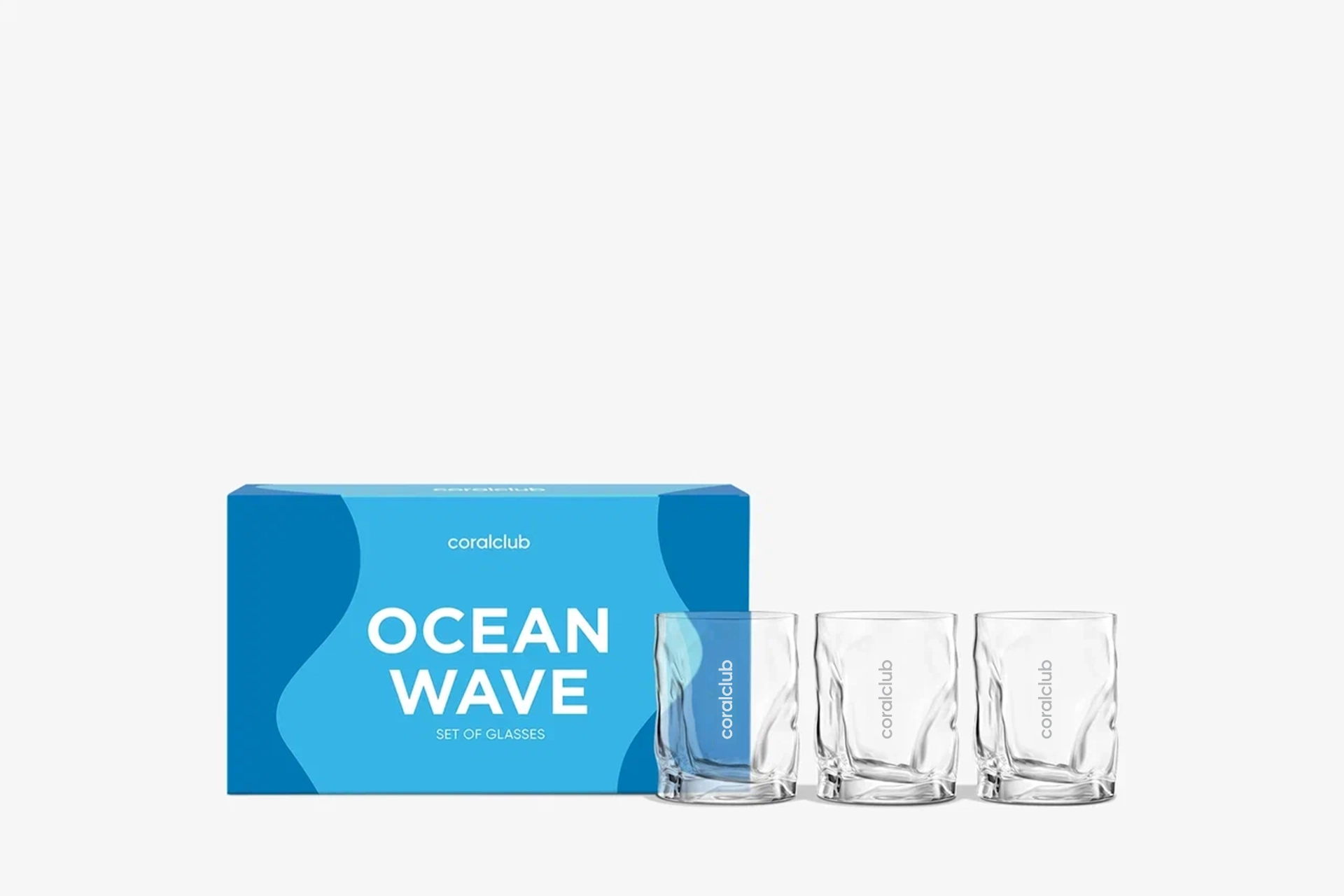 Set of glasses OCEAN WAVE